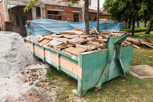 Professional furniture disposal service van